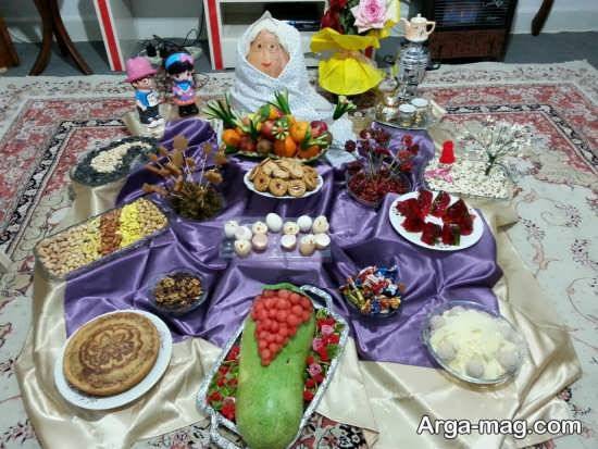 شیک ترین تزئین میوه برای شب یلدا