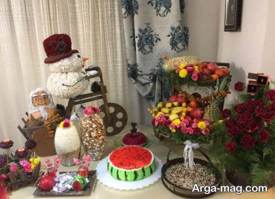 تزئینات خاص میوه شب یلدا