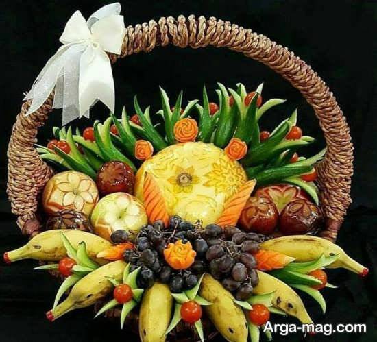 دیدنی ترین تزئین میوه برای شب یلدا