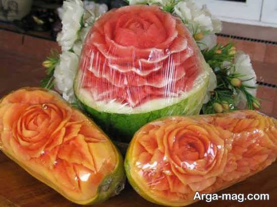 تزئین میوه شب یلدا با جدیدترین ایده ها