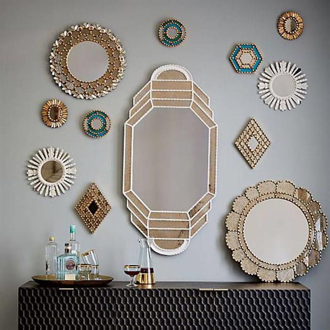 انواع ایده‌های متنوع و جذاب برای تزیین آینه در خانه