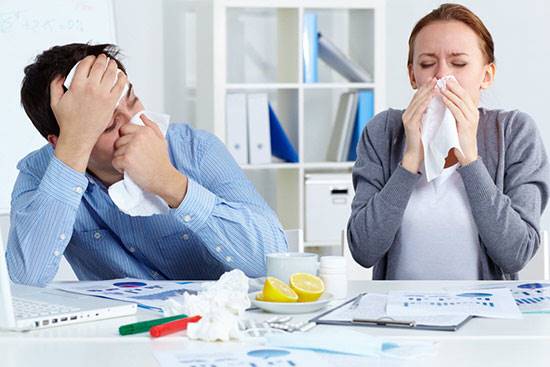 5 روش برای پیشگیری از آنفولانزا در محل کار