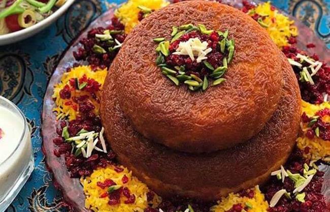 ته چین انار ته چین انار