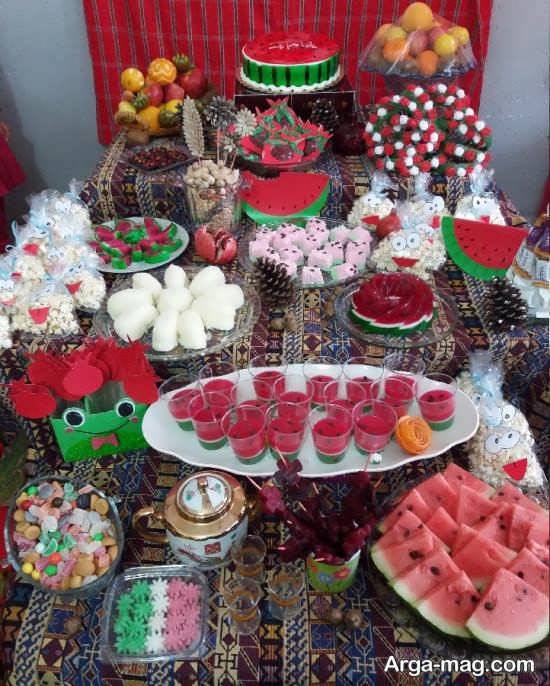 باحال ترین تزیینات شب یلدا برای مدرسه 