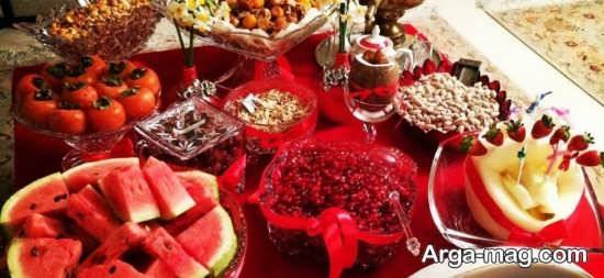 تزیین شب یلدا برای مدرسه با ایده جدید