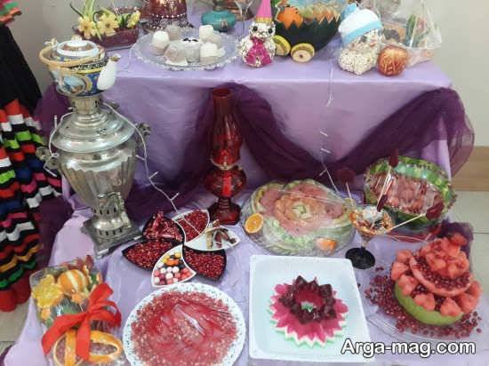 خواستنی ترین تزیینات شب یلدا برای مدرسه 