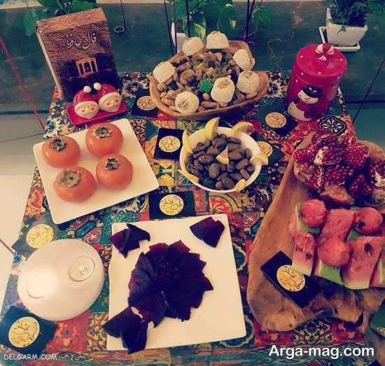تزئینات جدید شب یلدا برای مدرسه 