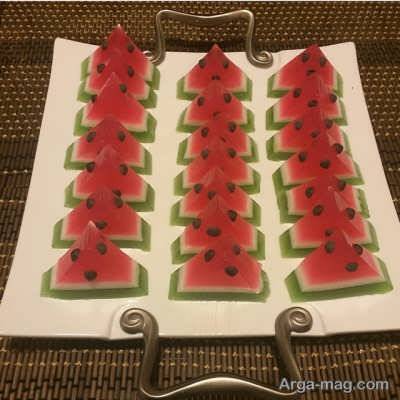 دستور تهیه ژله هندوانه ای