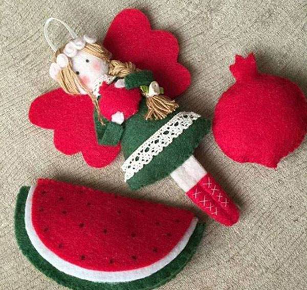 عروسکهای نمدی برای گیفت شب یلدا عروسکهای نمدی برای گیفت شب یلدا