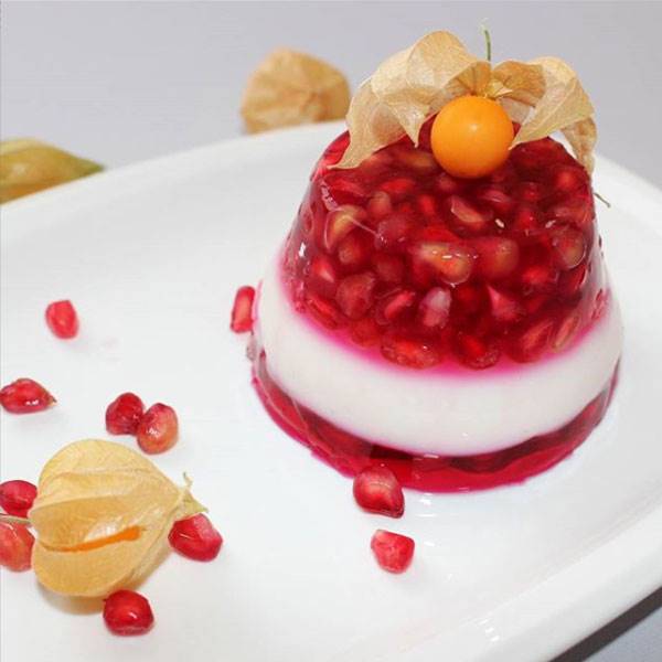 تزیین ژله انار برای شب یلدا تزیین ژله انار برای شب یلدا