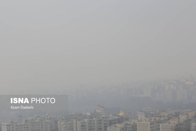 اعلام اطلاعات یک سوم ایستگاه‌های سنجش آلودگی هوای تهران طی امروز