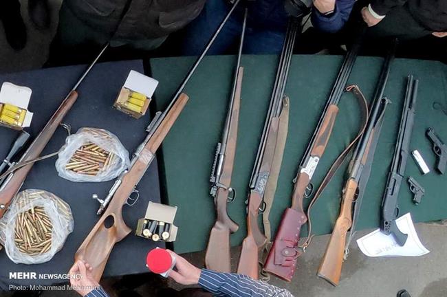 انهدام باند تهیه و توزیع سلاح شکاری دست ساز در پایتخت! +عکس