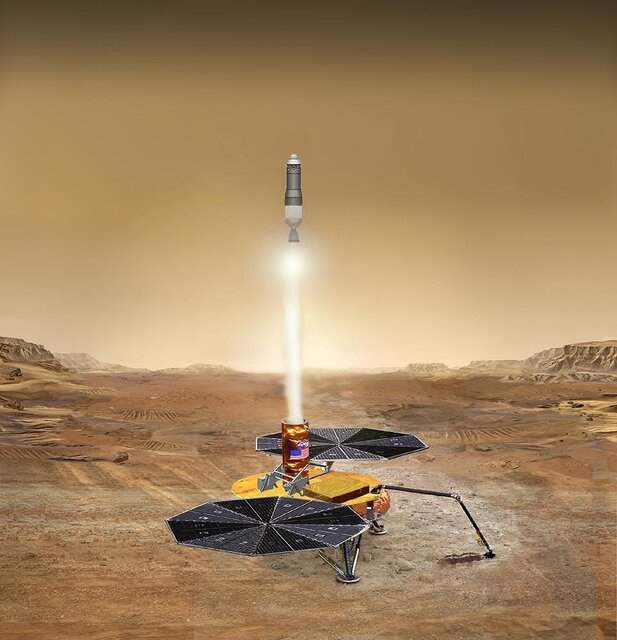 اولین نمونه از خاک مریخ زودتر از 10 سال دیگر به زمین نمی‌رسد
