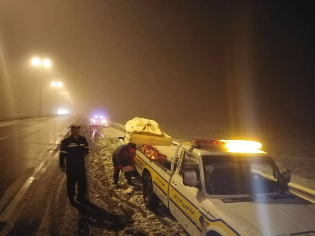 توصیه‌های پلیس راه به شهروندان برای تردد در جاده‌های برفی