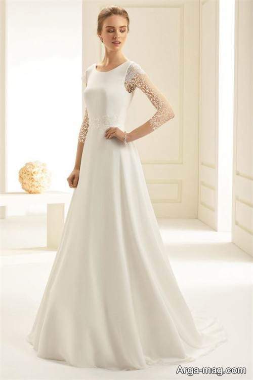 مدل لباس عروس ساده اروپایی 
