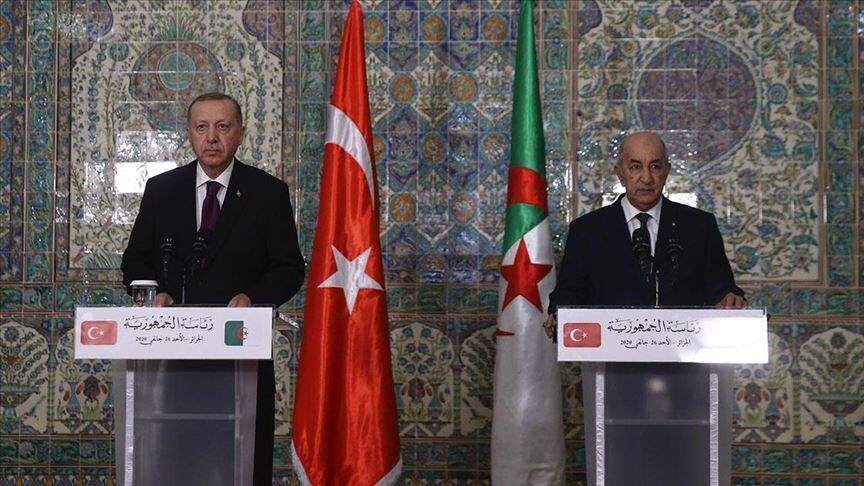 سران ترکیه و الجزایر بر حل مسالمت آمیز بحران لیبی تاکید کردند