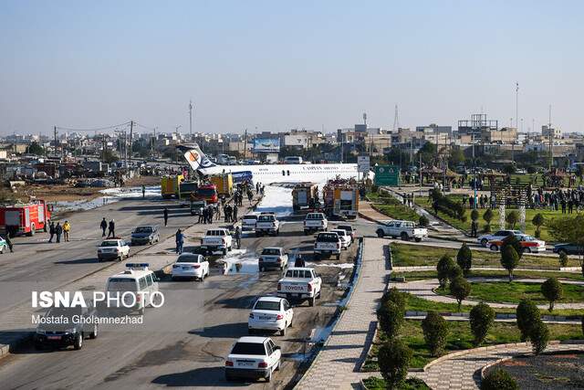 خروج هواپیمای مسافربری تهران - ماهشهر2