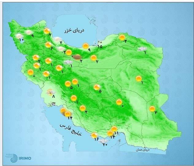 برف 3 روزه 20 استان را فرا می‌گیرد