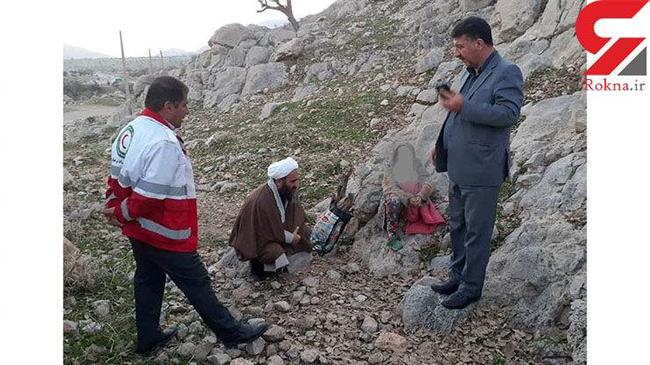 عکس عجیب غارنشینی یک دختر کم سن و سال در ممسنی