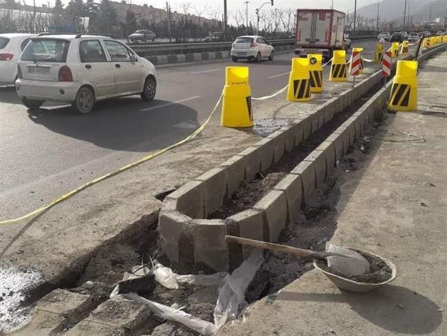 توضیحات پلیس درباره اصلاح هندسی مسیر شرق به غرب بزرگراه شهید خرازی قبل از پل آزادگان توضیحات پلیس درباره اصلاح هندسی مسیر شرق به غرب بزرگراه شهید خرازی قبل از پل آزادگان