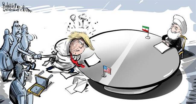 محدود سازی ترامپ برای درگیری نظامی با ایران