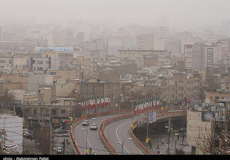 هوای تهران در آستانه وضعیت ناسالم برای گروه‌های حساس