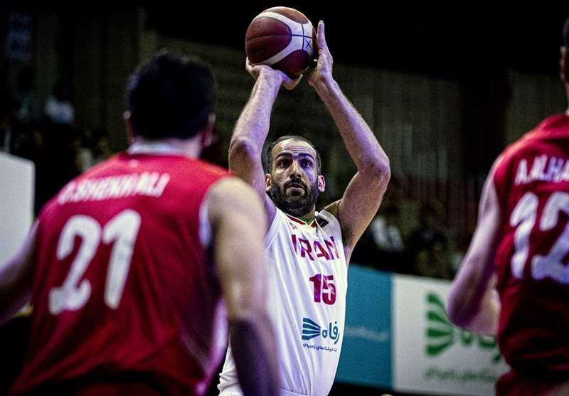 بسکتبال انتخابی کاپ آسیا؛ حدادی موثرترین بازیکن دیدار ایران و قطر شد