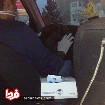 اقدام مسئولانه ی یک شهروند برای مقابله با کرونا