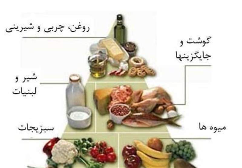 هرم غذایی تعریف شده برای ایرانیان شامل چه محصولاتی می شود؟ خواندنی ها 4815