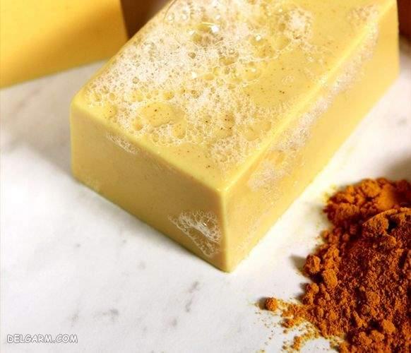 طرز ساخت صابون زردچوبه/فواید صابون زردچوبه