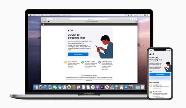 برنامه اختصاصی اپل برای کووید-19 عرضه شد