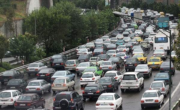 ترافیک صبحگاهی بزرگراه‌های پایتخت در 19 فروردین‌ ماه
