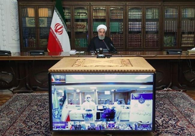 روحانی  به دفتر کارش بازگشت