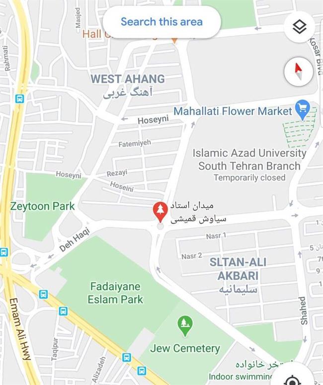 نامگذاری یک میدان به اسم «سیاوش قمیشی» ؟!