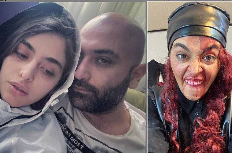 ریحانه پارسا و مهدی کوشکی در چند قاب بهاری