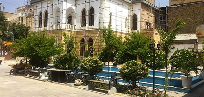 مرمت و بازسازی خانه تاریخی افشار ادامه دارد