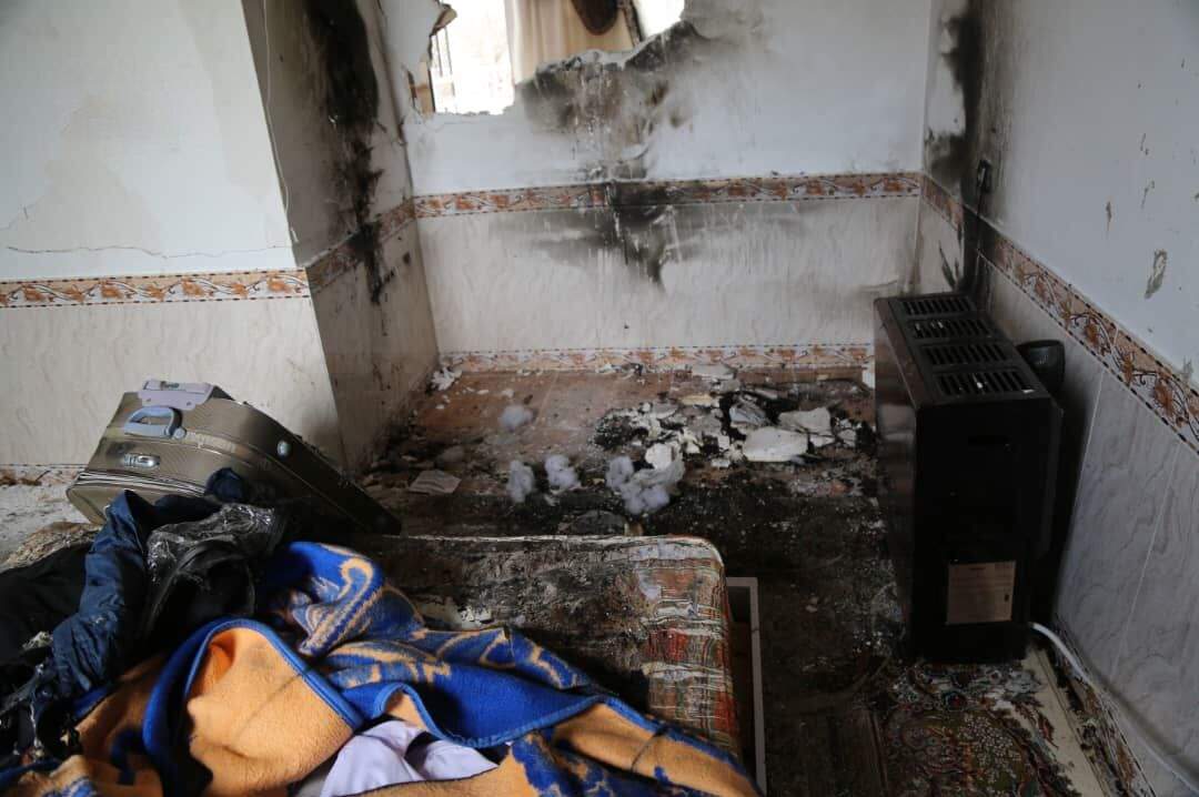 انفجار گاز در واحد مسکونی منطقه بهارستان اهواز