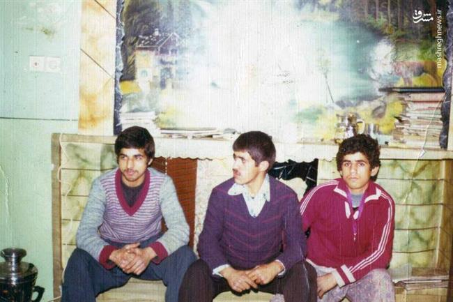 شهید علی اکبر هاشمی(نفر اول از چپ)