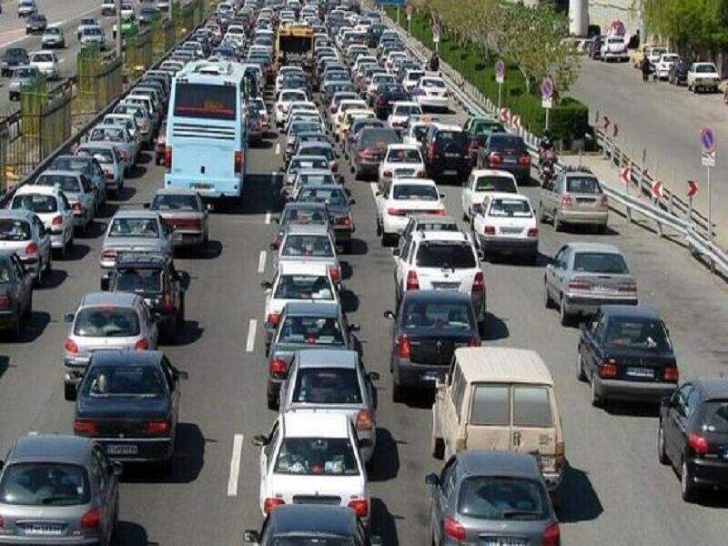 ترافیک سنگین و روان در آزادراههای قزوین
