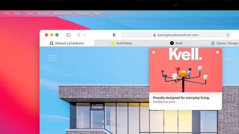 سافاری در macOS Big Sur بروزرسانی شد؛ مدیریت بهتر تب‌ها و عملکرد سریع‌تر