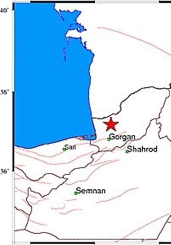 زلزله 4.3 ریشتری استان گلستان را لرزاند