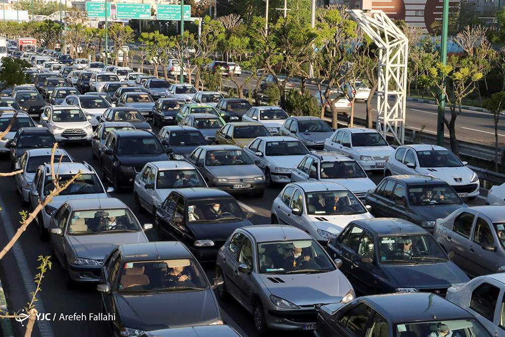 ترافیک سنگین در بزرگراه‌های همت، حکیم و امام علی (ع)