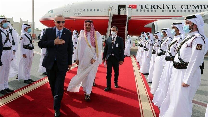 اردوغان در قطر