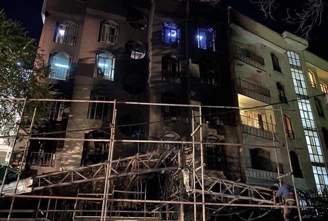 جزئیات آتش‌سوزی در مرکز درمانی سینا اطهر
