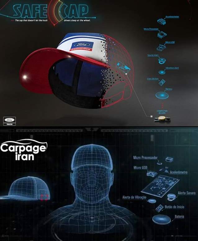 هوشیاری رانندگان خواب آلود با کلاه هوشمند