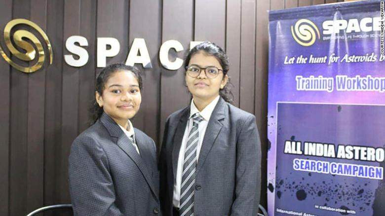 شناسایی سیارک در حال حرکت به سمت زمین توسط 2 دختر دانش آموز هندی