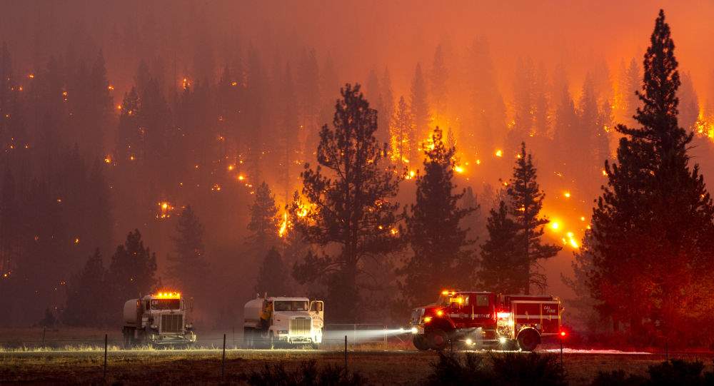 آتش‌سوزی مهیب و آوارگی بیش از هشت هزار نفر در کالیفرنیا