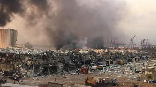 اولین تصاویر از خسارت انفجار مهیب بیروت/عکس