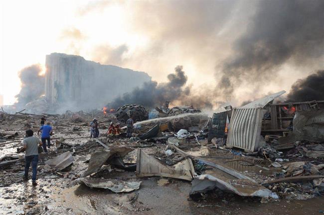 وقوع انفجار هولناک در بیروت/ کشته و زخمی شدن ده ها نفر+ فیلم