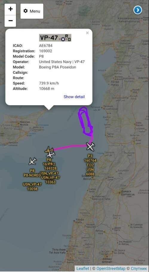 احتمال ارتباط گشت‌زنی4فروند هواپیمای جاسوسی آمریکابا انفجار بیروت +تصاویر